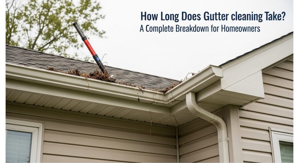 how long does gutter cleaning take